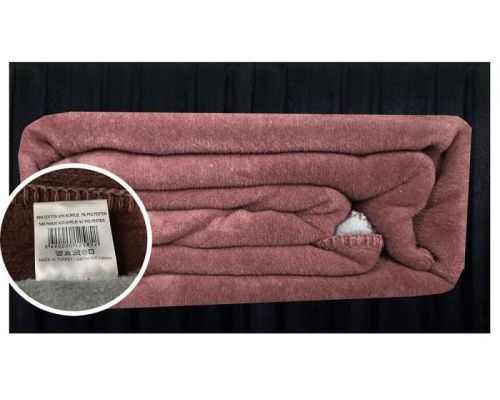 Хлопковый теплый плед BELIZZA "Gul Gri" 200х220см, Евро