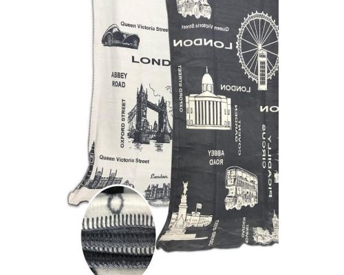 Плед BELIZZA "London" 200х220см, Евро