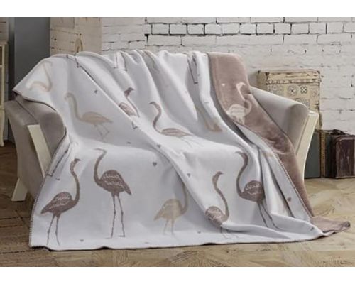 Плед BELIZZA "Pelikan" 200х220см, Евро