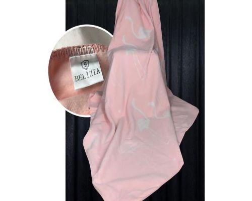 Плед BELIZZA "Pelikan Pembe" 200х220см, Евро