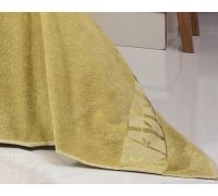 Махровая простынь Belizza "Gold Yesil" 200х220см