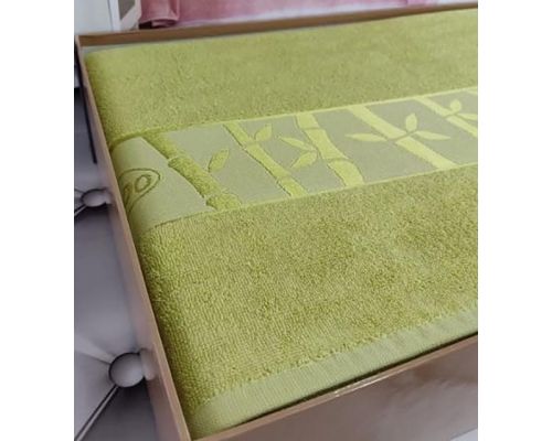 Махровая простынь Belizza "Gold Yesil" 200х220см
