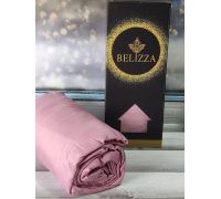 Сатиновая простыня на резинке 180х200см и 2 наволочки 50х70см, Belizza "Freesia"