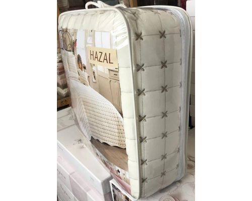 Стеганое покрывало Istanbul Hazal 250х260см с наволочками молочное, коттон (100% хлопок) Стеганое покрывало Istanbul Hazal 250х260см с наволочками молочное, коттон (100% хлопок)