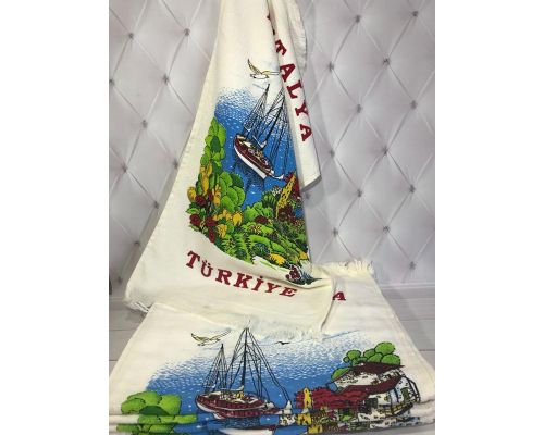 Набор 12 кухонных полотенец Art of Sultana Antalya Harbor 40х60 махра/велюр Набор 12 кухонных полотенец Art of Sultana Antalya Harbor 40х60 махра/велюр