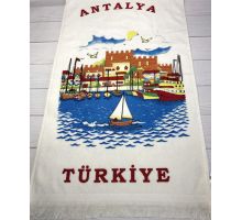 Набор 12 кухонных полотенец Art of Sultana Antalya Sea 40х60 махра/велюр