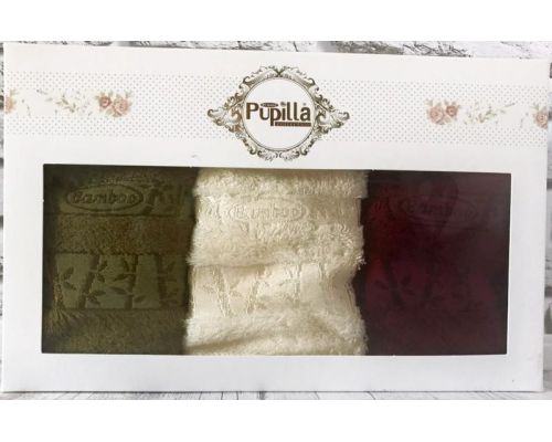 Набор 3 кухонных полотенца Pupilla Bamboo Erden 30х50см Набор 3 кухонных полотенца Pupilla Bamboo Erden 30х50см
