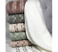 Набор 6 полотенец Pupilla Bamboo Azra 50х90см (лицевые), бамбук