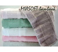 Набор 6 полотенец Pupilla Miasoft Silver 70х140см (банные), бамбук
