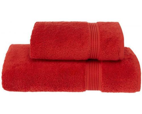 Набор полотенец Soft Cotton «Lana Kirmizi» Red банное 75х150см и лицевое 50х90см, хлопок Набор полотенец Soft Cotton «Lana Kirmizi» Red банное 75х150см и лицевое 50х90см, хлопок