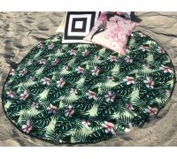 Полотенце пляжное Art of Sultana «Tropic» круглое Ø150см, махра/велюр