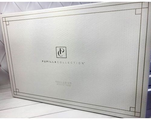 Комплект постельного белья Pupilla Clasic Lactic Евро (4 наволочки), сатин с 3D вышивкой Комплект постельного белья Pupilla Clasic Lactic Евро (4 наволочки), сатин с 3D вышивкой