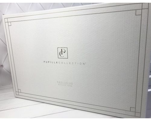 Комплект постельного белья Pupilla Diamond Mavi (евро), сатин с вышивкой Комплект постельного белья Pupilla Diamond Mavi (евро), сатин с вышивкой