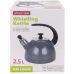 Чайник эмалированный Kamille "Boiling Water" 2.5л со свистком, индукционный, серый