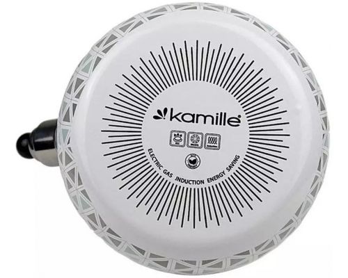 Чайник эмалированный Kamille "Геометрия" 2.5л со свистком