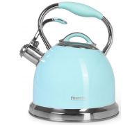 Чайник Fissman Felicity 2.6л из нержавеющей стали, со свистком, аквамарин