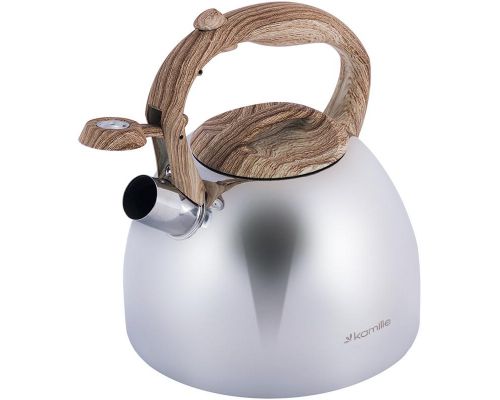 Чайник Kamille Whistling Kettle 2.7л з нержавіючої сталі сатин зі свистком
