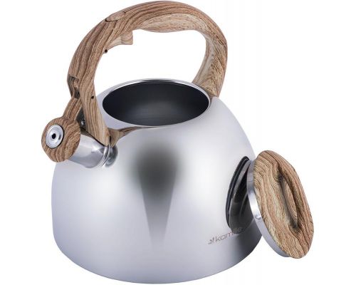 Чайник Kamille Whistling Kettle 2.7л з нержавіючої сталі сатин зі свистком