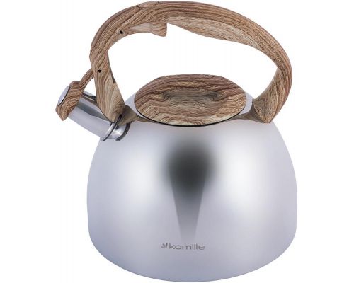 Чайник Kamille Whistling Kettle 2.7л з нержавіючої сталі сатин зі свистком