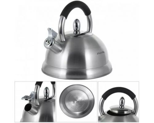 Чайник Kamille Whistling Kettle 2.7л з нержавіючої сталі зі свистком