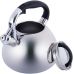 Чайник Kamille Whistling Kettle 2.8л з нержавіючої сталі зі свистком і скляною кришкою