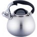 Чайник Kamille Whistling Kettle 2.8л з нержавіючої сталі зі свистком і скляною кришкою