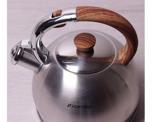 Чайник Kamille Whistling Kettle 2л з нержавіючої сталі зі свистком