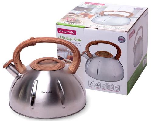 Чайник Kamille Whistling Kettle 5л из нержавеющей стали со свистком Чайник Kamille Whistling Kettle 5л из нержавеющей стали со свистком