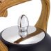Чайник Kamille Whistling Kettle Black 2.5л з нержавіючої сталі зі свистком (чорний)