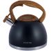 Чайник Kamille Whistling Kettle Black 2.7л из нержавеющей стали со свистком