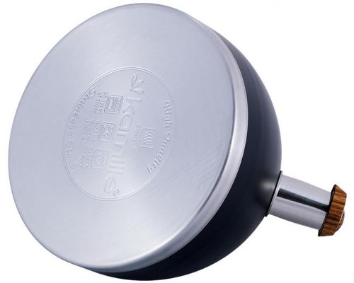 Чайник Kamille Whistling Kettle Black 2.7л из нержавеющей стали со свистком