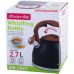 Чайник Kamille Whistling Kettle Black 2.7л из нержавеющей стали со свистком