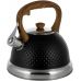 Чайник Kamille Whistling Kettle Black 2.7л нержавеющая сталь со свистком