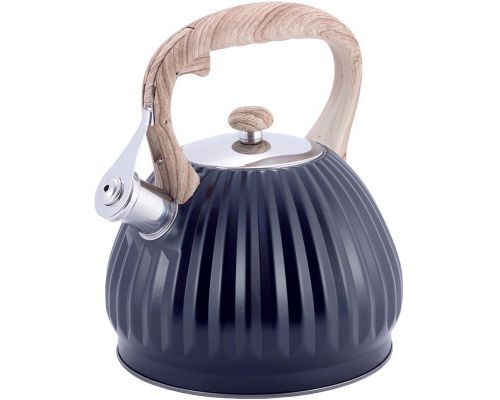 Чайник Kamille Whistling Kettle Black 3л из нержавеющей стали со свистком, черный Чайник Kamille Whistling Kettle Black 3л из нержавеющей стали со свистком, черный