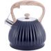 Чайник Kamille Whistling Kettle Black 3л из нержавеющей стали со свистком, черный