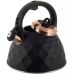 Чайник Kamille Whistling Kettle Black Сrystal 3л из нержавеющей стали со свистком