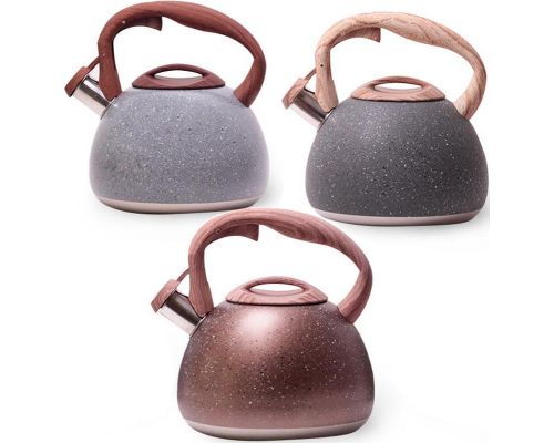 Чайник Kamille Whistling Kettle Granite 2.8л из нержавеющей стали со свистком Чайник Kamille Whistling Kettle Granite 2.8л из нержавеющей стали со свистком