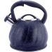 Чайник Kamille Whistling Kettle Marble 3л из нержавеющей стали со свистком (черный мрамор)