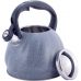 Чайник Kamille Whistling Kettle Marble 3л из нержавеющей стали со свистком (серый мрамор)