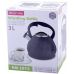 Чайник Kamille Whistling Kettle Marble 3л из нержавеющей стали со свистком (серый мрамор)