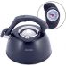 Чайник Kamille Whistling Kettle Thermo 3л из нержавеющей стали со свистком и термометром, черный