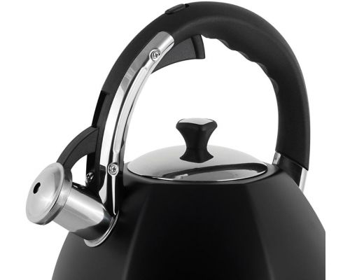 Чайник Ofenbach Augsburg Black 3.2л со свистком, нержавеющая сталь, черный