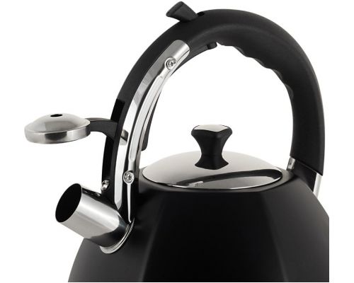 Чайник Ofenbach Augsburg Black 3.2л со свистком, нержавеющая сталь, черный