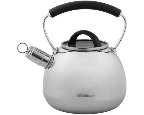 Чайник Ofenbach Magic Kettle 2.5л со свистком и стеклянной крышкой
