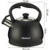 Чайник Ofenbach Magic Kettle 2л з нержавіючої сталі зі свистком, чорний матовий