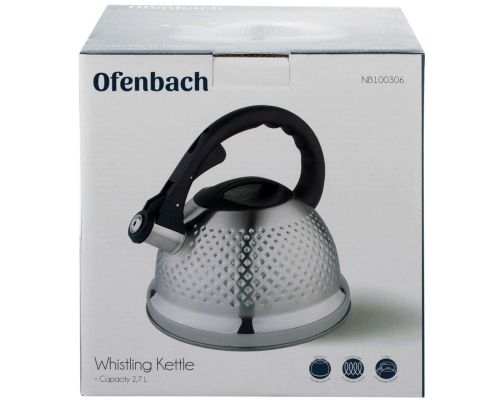 Чайник Ofenbach Whistling Kettle 2.7л нержавеющая сталь со свистком