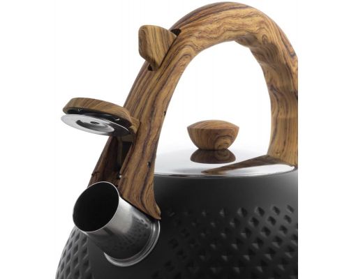 Чайник Ofenbach Whistling Kettle Black 2.7л нержавеющая сталь со свистком, черный