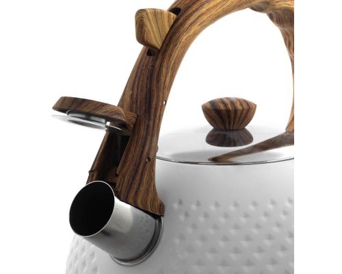 Чайник Ofenbach Whistling Kettle White 2.7л нержавеющая сталь со свистком, белый