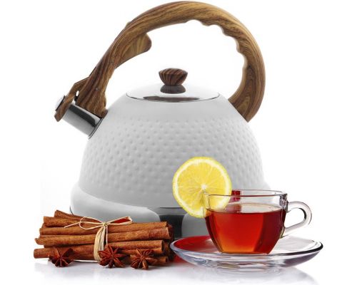 Чайник Ofenbach Whistling Kettle White 2.7л нержавеющая сталь со свистком, белый
