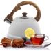 Чайник Ofenbach Whistling Kettle White 2.7л нержавеющая сталь со свистком, белый